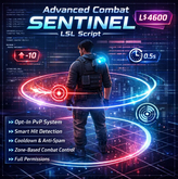 Combat Sentinel LSL Script – Secure PvP Hit Detection & Anti-Cheat Damage Engine (Full Perm)