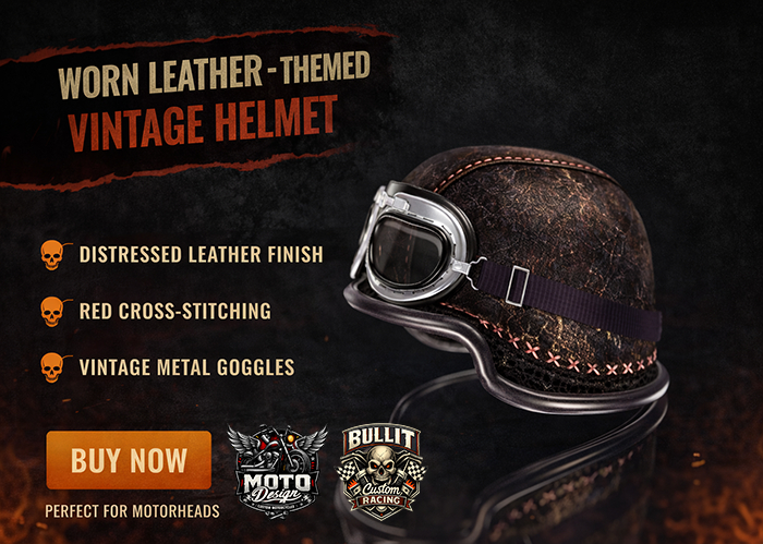MotoDesign - Motorcycle Helmet - Old Pink
