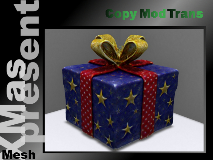 Christmas present mesh, fullperm