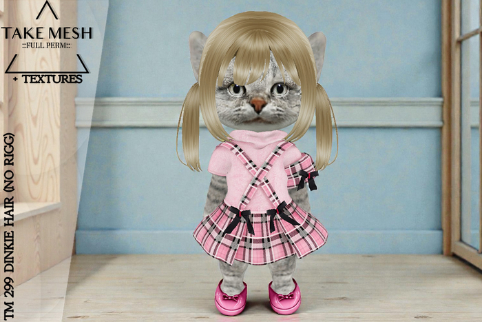 ! TakeMesh - TM 299 DINKIE HAIR (NO RIGG)