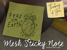PEAS ON EARTH - Thinking of You Sticky Note