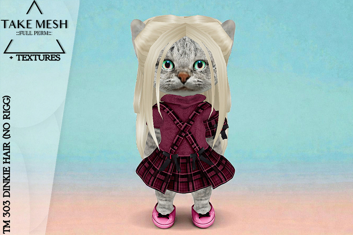! TakeMesh - TM 303 DINKIE HAIR (NO RIGG)