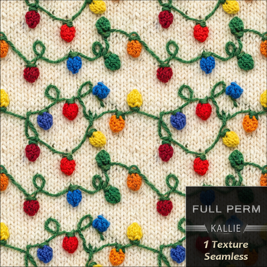 KJ Joy Xmas Knitted Textures Seamless