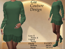 "GCD" Reece Sweater N Skirt Outfit Sage
