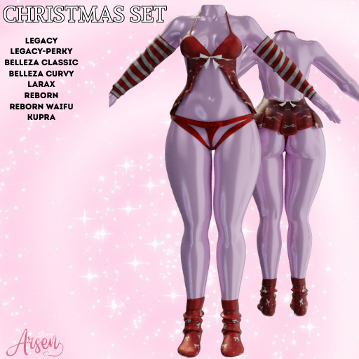CHRISTMAS SET - ARSEN STORE - FULL PERM [DAE/FBX/OBJ FILE]