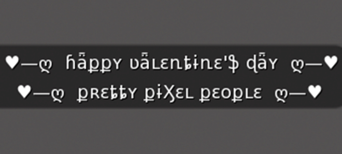 :: MG :: Happy Valentine's Day Pretty Pixel People - Gesture (with Sound)