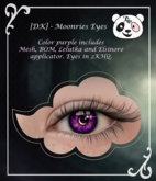 [DK] -  Moonris Eyes Purple