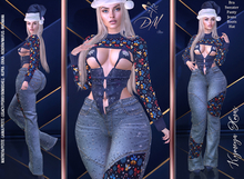DM ~ Klimeya Xmas Outfit Blue  ♥ Promo ♥