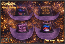 GBC-Cowboys New Year Hat- Purple Fatpack