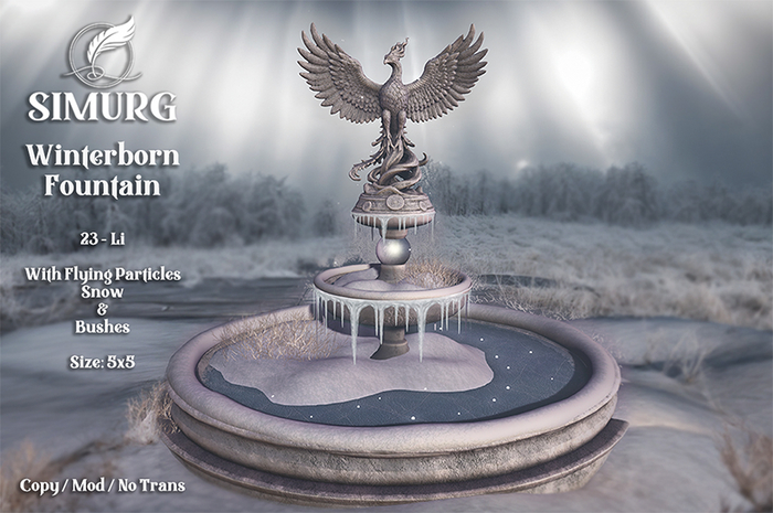 Simurg - Winterborn Fountain