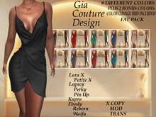 "GCD" Andrea Silk Wrap Dress FAT PACK