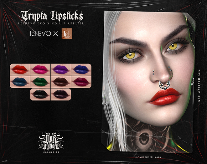 /NAR/ Crypta HD Lipsticks /LEL