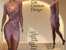 "GCD" Andrea Silk Wrap Dress Pink