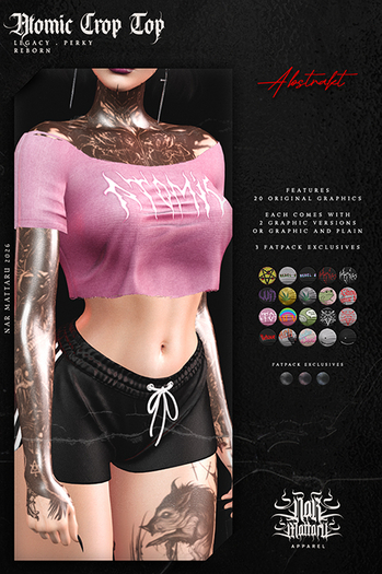 /NAR/ Atomic Crop Top /FATPACK