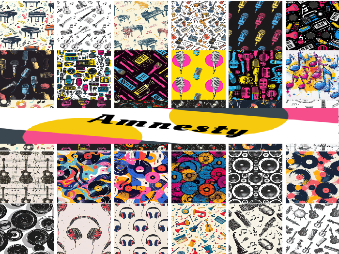 Music Instruments Textures 1024X1024 "BOXED"