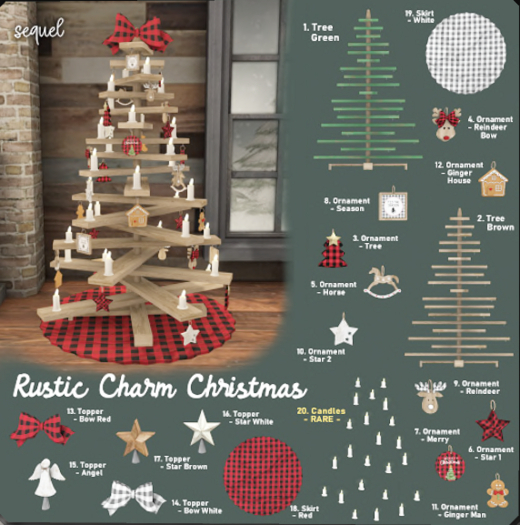 15. Sequel - Rustic Charm Christmas - Topper - Angel