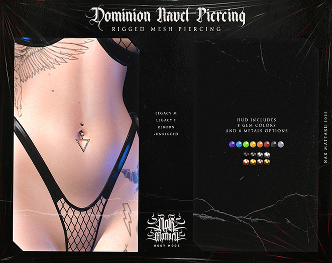 /NAR/ Dominion Navel Piercing