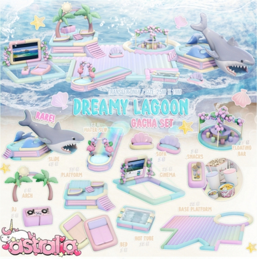 Astralia // Dreamy Lagoon (Shark Slide) RARE