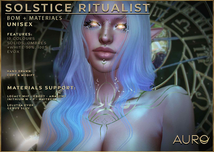 [AURO] Solstice Ritualist - BOM + Materials (add)
