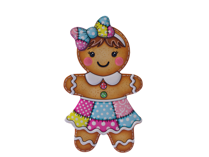 HB: Gingerbread Girl Flat Back FuLL PERM