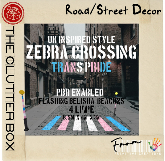 TCB - Decor - Zebra Crossing - Trans Pride Boxed