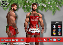 [GMan] CH - Christmas Apron (Red)_MAV (box)
