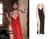 [VOZ] Adalee Dress (Black)