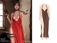[VOZ] Adalee Dress (Brown)