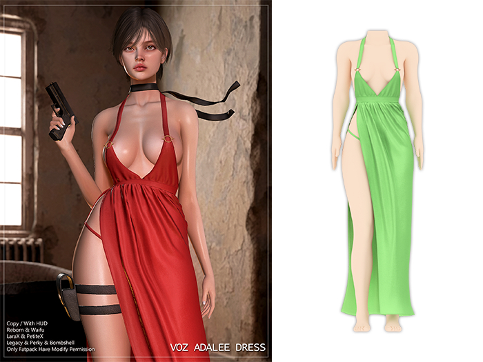 [VOZ] Adalee Dress (Green)