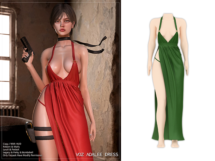 [VOZ] Adalee Dress (Olive)