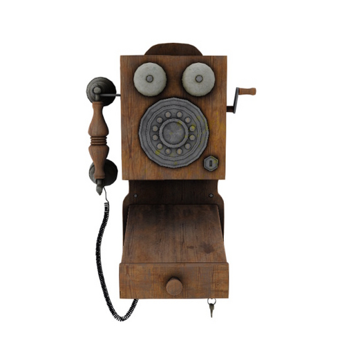 HIDEKI - Retro wall telephone