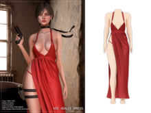 [VOZ] Adalee Dress (Red)