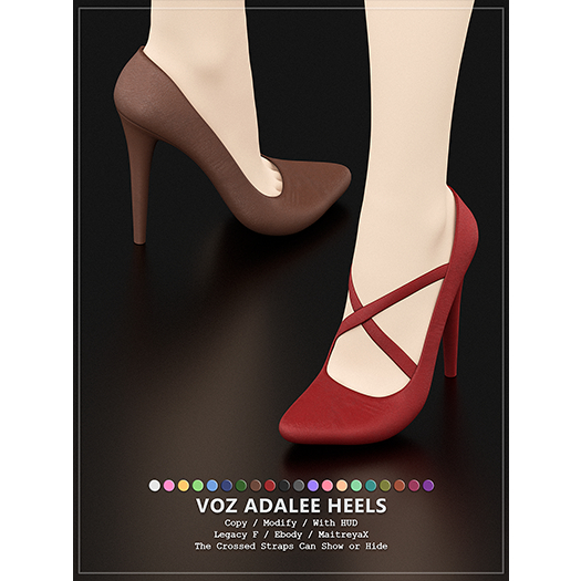 [VOZ] Adalee Heels (Fatpack)