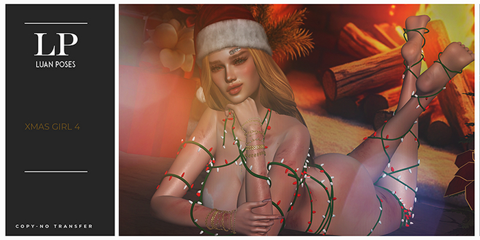 Luan Poses Xmas Girl 4