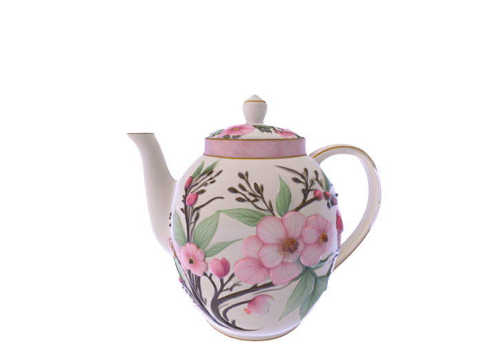 HB: Cherry Blossom Tea Pot FuLL PERM