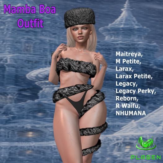 Mamba Boa Dress   - PLAGEN  (ADD)
