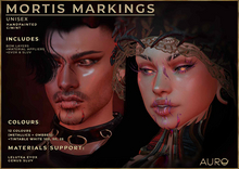 [AURO] Mortis Markings : Tattoo + Materials (add)