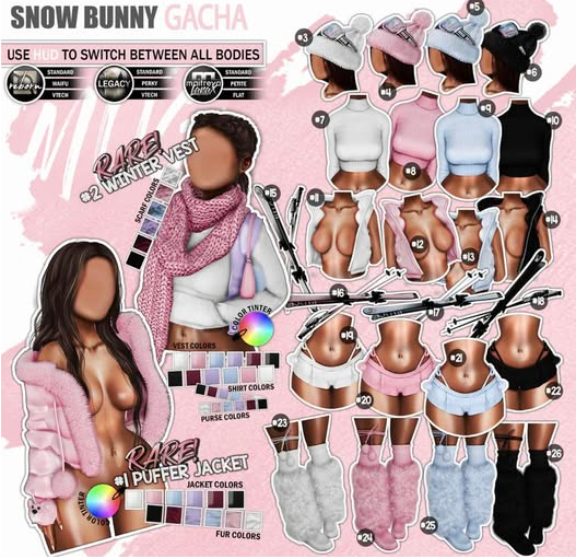 Mug - Snow Bunny - #2 Winter Vest RARE