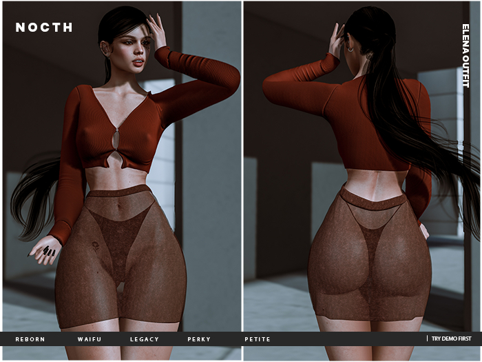 + NOCTH - Elena Outfit - Red  [NCTH]