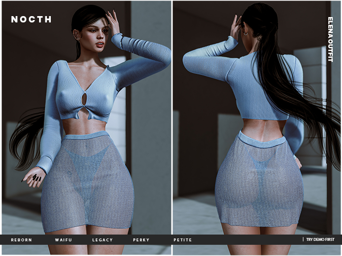 + NOCTH - Elena Outfit - Sky  [NCTH]