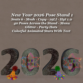 New Year 2026 Pose Stand 1