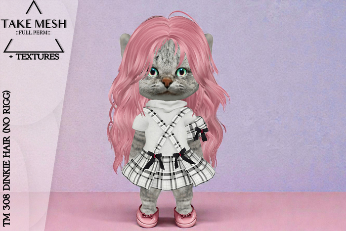 ! TakeMesh - TM 308 DINKIE HAIR (NO RIGG)