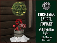 CHRISTMAS - CHRISTMAS TOPIARY - CHRISTMAS PLANTER