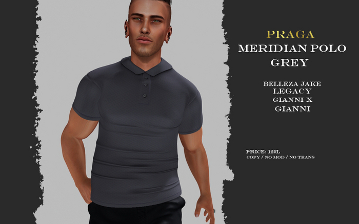 Praga Meridian Polo - Grey