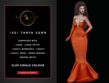 Tanya Gown Orange