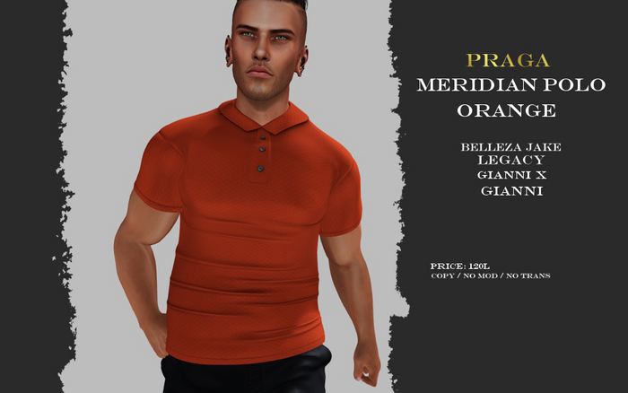 Praga Meridian Polo - Orange