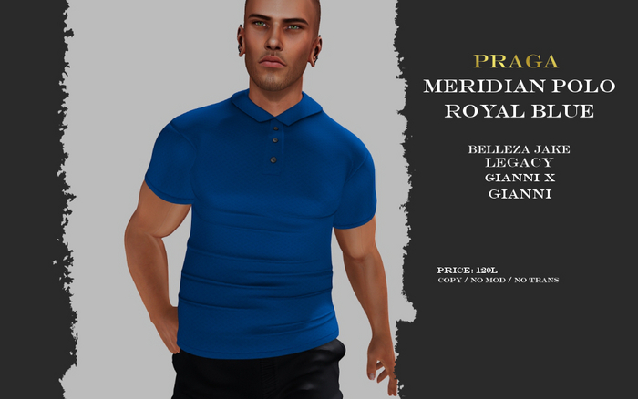 Praga Meridian Polo - Royal Blue