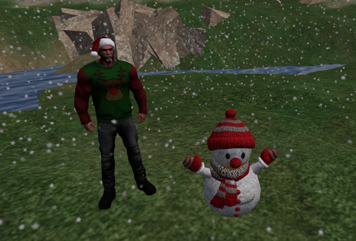 #CUTE SNOWMAN (Snow Emitter)