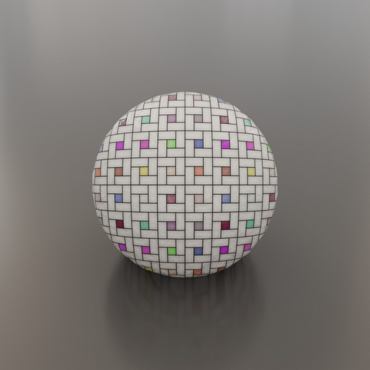 (TI) PBR (Tiles 2k (Spanish Bond, Multi Color)