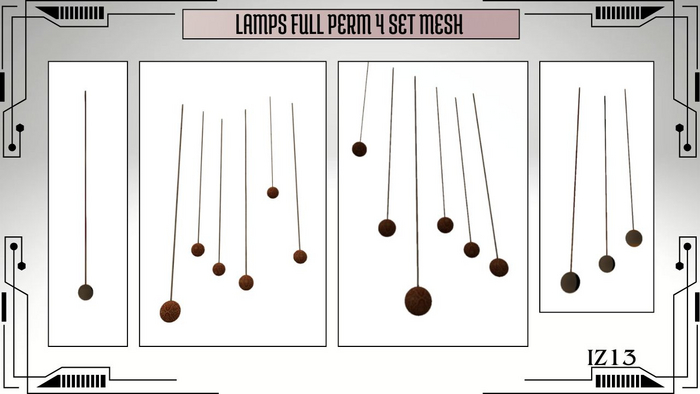 ランプ – メッシュ Full Perm（4セット）